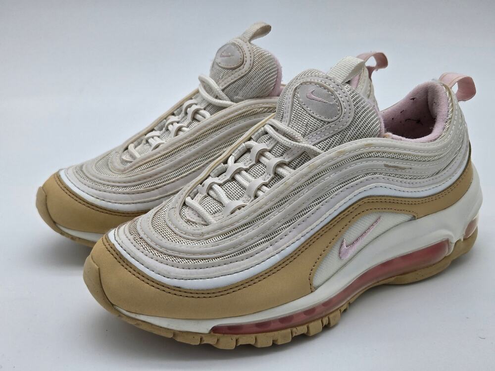 Nike Air Max 97 Sesame Pink Foam GS Size 4Y 921522-113